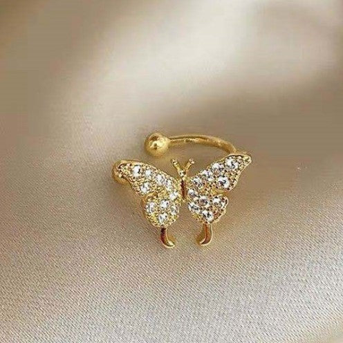Wholesale light luxury temperament minority Earrings JDC-ES-RL003 Earrings JoyasDeChina Ear clip gold (pair) Wholesale Jewelry JoyasDeChina Joyas De China