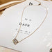 Wholesale light luxury titanium steel colorfast digital small waist Necklace JDC-NE-TD002 Necklaces 一自一然 Wholesale Jewelry JoyasDeChina Joyas De China
