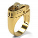 Wholesale lighter modeling alloy ring JDC-RS-hengzi005 Rings 恒姿 Golden 6 Wholesale Jewelry JoyasDeChina Joyas De China