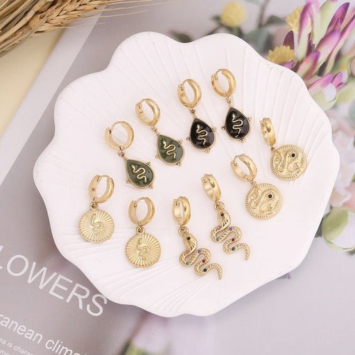 Wholesale lightning Earrings JDC-ES-Bingm010 Earrings 冰萌 Wholesale Jewelry JoyasDeChina Joyas De China