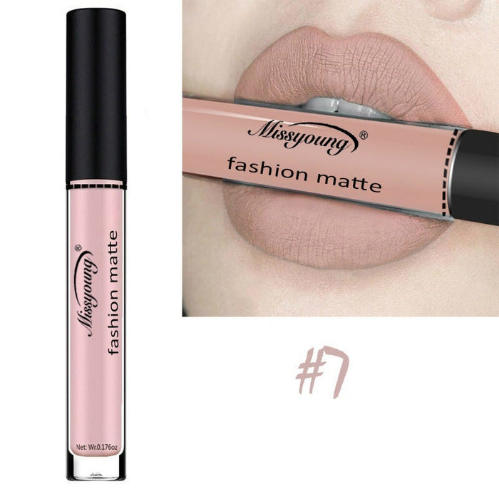 Wholesale lipstick genuine hot sale matte lipstick non stick cup JDC-MK-YanQ001 lipstick 颜俏 7# Wholesale Jewelry JoyasDeChina Joyas De China