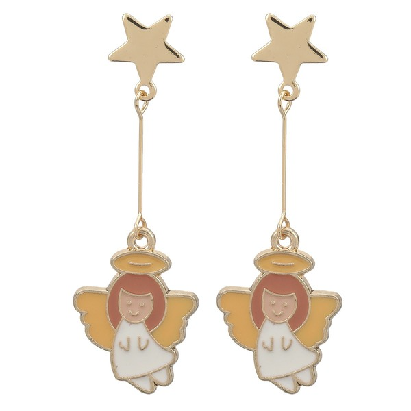 Wholesale Little Angel Christmas Alloy Earrings JDC-ES-JY008 Earrings JoyasDeChina Wholesale Jewelry JoyasDeChina Joyas De China