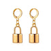 Bulk Jewelry Wholesale lock pendant earrings JDC-ES-D536 Wholesale factory from China YIWU China