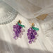 Wholesale long flower butterfly pearl earrings JDC-ES-BY191 Earrings 宝钰 Wholesale Jewelry JoyasDeChina Joyas De China