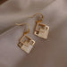 Wholesale long flower butterfly pearl earrings JDC-ES-BY191 Earrings 宝钰 Wholesale Jewelry JoyasDeChina Joyas De China