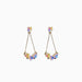 Wholesale long flower butterfly pearl earrings JDC-ES-BY191 Earrings 宝钰 Wholesale Jewelry JoyasDeChina Joyas De China