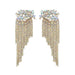 Wholesale long Tassel Earrings JDC-ES-V137 Earrings JoyasDeChina golden Wholesale Jewelry JoyasDeChina Joyas De China