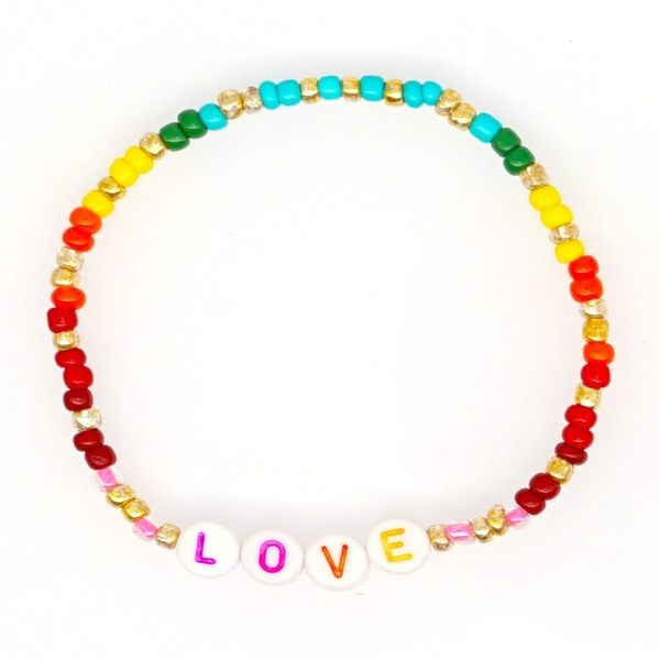 Wholesale love bracelet rice beads rainbow bracelet JDC-BT-GBH010 Bracelet JoyasDeChina Wholesale Jewelry JoyasDeChina Joyas De China