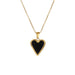 Wholesale love brass necklace women JDC-NE-Jif018 Necklaces 集沣 black Wholesale Jewelry JoyasDeChina Joyas De China
