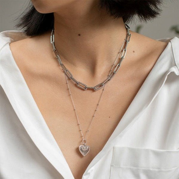 Wholesale love copper necklace JDC-NE-Jif037 Necklaces 集沣 Wholesale Jewelry JoyasDeChina Joyas De China