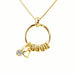 Wholesale love engraved diamond necklace for mother's Day gifts JDC-NE-Mail014 Necklaces 麦伦 GOLD Wholesale Jewelry JoyasDeChina Joyas De China