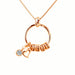 Wholesale love engraved diamond necklace for mother's Day gifts JDC-NE-Mail014 Necklaces 麦伦 ROSE Wholesale Jewelry JoyasDeChina Joyas De China