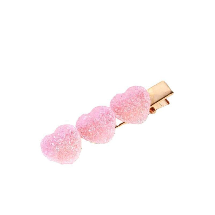 Wholesale love fudge fairy duck mouth clip color hairpin JDC-HC-ZhuoM002 Hair Clips 卓美 Wholesale Jewelry JoyasDeChina Joyas De China