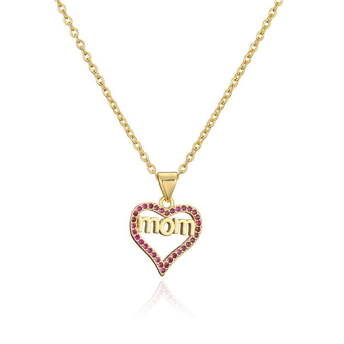 Bulk Jewelry Wholesale Love letter Mom necklace JDC-ag111 Wholesale factory from China YIWU China