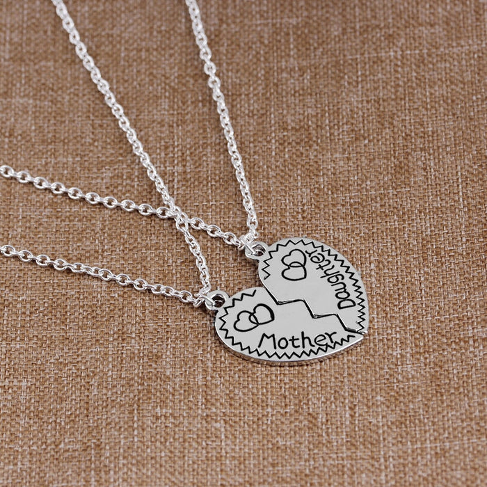 Wholesale love lettering Mother's Day alloy necklace JDC-NE-LangT010 Necklaces 阆天 Wholesale Jewelry JoyasDeChina Joyas De China
