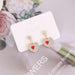 Wholesale love oil dropping Earrings JDC-ES-Bingm004 Earrings 冰萌 Wholesale Jewelry JoyasDeChina Joyas De China