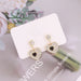 Wholesale love oil dropping Earrings JDC-ES-Bingm004 Earrings 冰萌 4#black Wholesale Jewelry JoyasDeChina Joyas De China