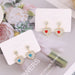 Wholesale love oil dropping Earrings JDC-ES-Bingm004 Earrings 冰萌 Wholesale Jewelry JoyasDeChina Joyas De China