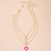 Wholesale love pendant alloy necklaces JDC-NE-AYN053 necklaces JoyasDeChina Wholesale Jewelry JoyasDeChina Joyas De China