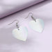Wholesale Love Pendant Earrings JDC-ES-KQ062 Earrings JoyasDeChina white Wholesale Jewelry JoyasDeChina Joyas De China