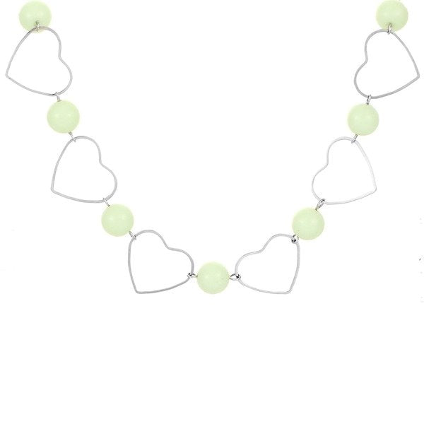 Wholesale Love Short Luminous Bead Necklaces JDC-NE-A083 Necklaces 妙雅 Wholesale Jewelry JoyasDeChina Joyas De China