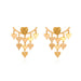 Wholesale Love tassel copper stud earrings JDC-ES-A094 Earrings 妙雅 gold Wholesale Jewelry JoyasDeChina Joyas De China