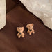 Wholesale love vintage pearl bow earrings JDC-ES-BY190 Earrings 宝钰 4 Wholesale Jewelry JoyasDeChina Joyas De China