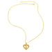 Wholesale love zircon heart shaped Mother's Day necklace JDC-NE-AOS006 Necklaces 翱昇 Wholesale Jewelry JoyasDeChina Joyas De China