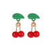 Wholesale lovely Cherry Earrings JDC-ES-D570 Earrings JoyasDeChina 02 Red Wholesale Jewelry JoyasDeChina Joyas De China