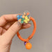 Wholesale lovely color mm bean round peach heart Hair Scrunchies JDC-HS-GSFS005 Hair Scrunchies 夙尚 Wholesale Jewelry JoyasDeChina Joyas De China