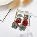 Wholesale lovely flower earrings earrings JDC-ES-b071 earrings JoyasDeChina Ez1 color Wholesale Jewelry JoyasDeChina Joyas De China