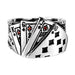 Wholesale magician alloy rings MOQ≥5 JDC-RS-NS014 Rings 尼森 Square k MOQ5 / Wholesale Jewelry JoyasDeChina Joyas De China