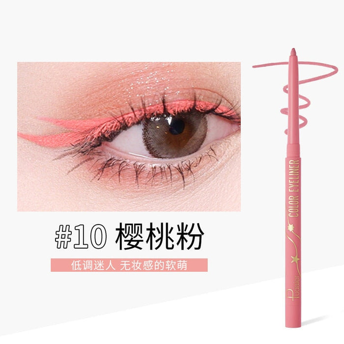 Wholesale makeup is not easy to smudge anti-sweat dye holding makeup color eyeliner JDC-SH-YueY001 eyeliner 悦盈 10 Wholesale Jewelry JoyasDeChina Joyas De China
