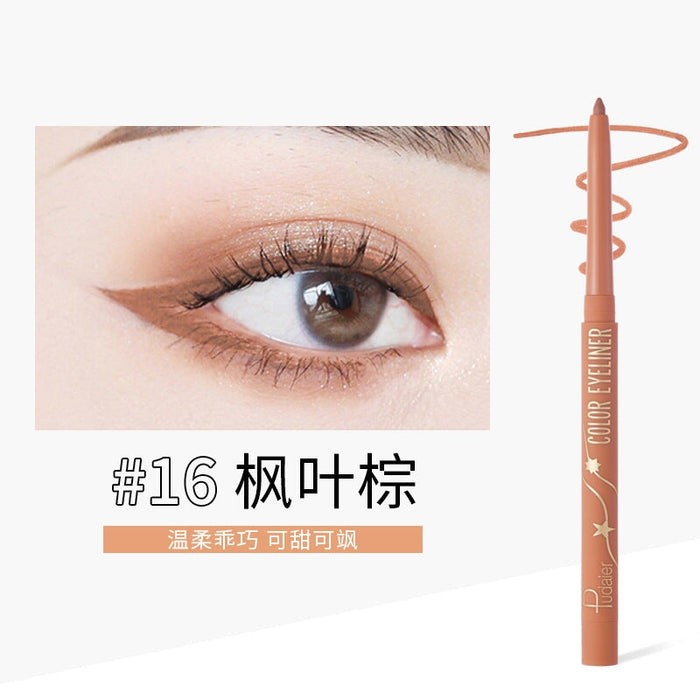 Wholesale makeup is not easy to smudge anti-sweat dye holding makeup color eyeliner JDC-SH-YueY001 eyeliner 悦盈 16 Wholesale Jewelry JoyasDeChina Joyas De China