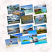 Wholesale Maldives Landscape Special Card Paper Postcard 15 sheets/set MOQ≥2 JDC-GC-Hengm006 Greeting Card 恒美 minimum 2 pieces for wholesale Wholesale Jewelry JoyasDeChina Joyas De China