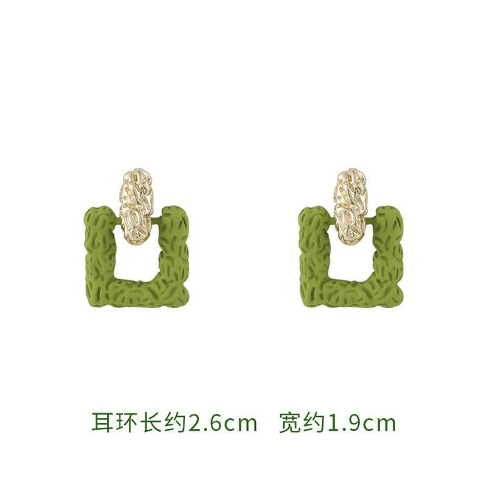 Bulk Jewelry Wholesale Matcha green avocado Earrings JDC-ES-W304 Wholesale factory from China YIWU China