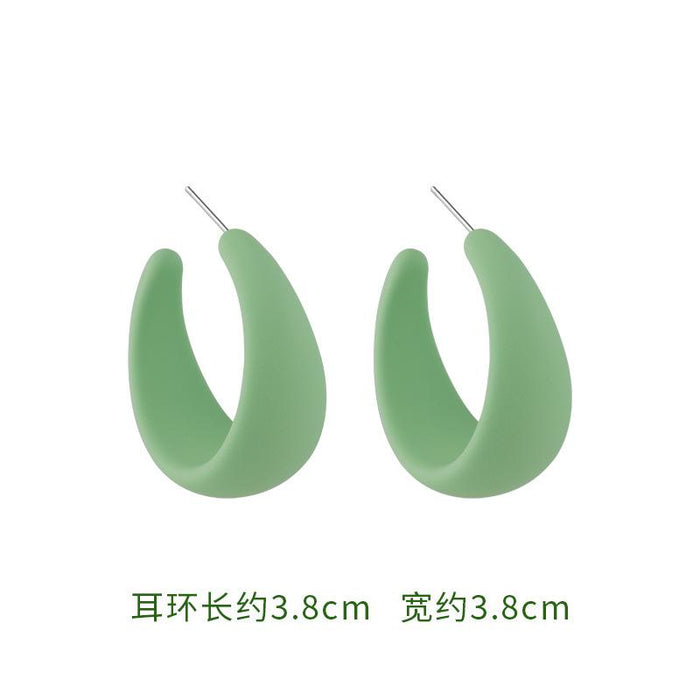 Bulk Jewelry Wholesale Matcha green avocado Earrings JDC-ES-W304 Wholesale factory from China YIWU China