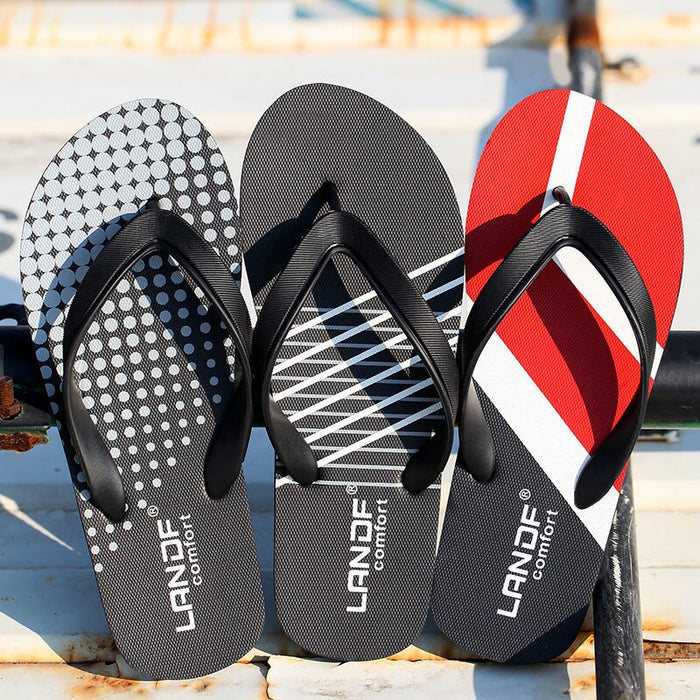 Wholesale Men's PVC PU Flip-flops Summer Beach Slippers JDC-SP-FenD004 Slippers 芬典 Wholesale Jewelry JoyasDeChina Joyas De China