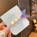 Wholesale Mermaid Tail Fin Rhinestone Hairpin JDC-HC-KX002 Hair Clips 柯羡 Purple fishtail Wholesale Jewelry JoyasDeChina Joyas De China