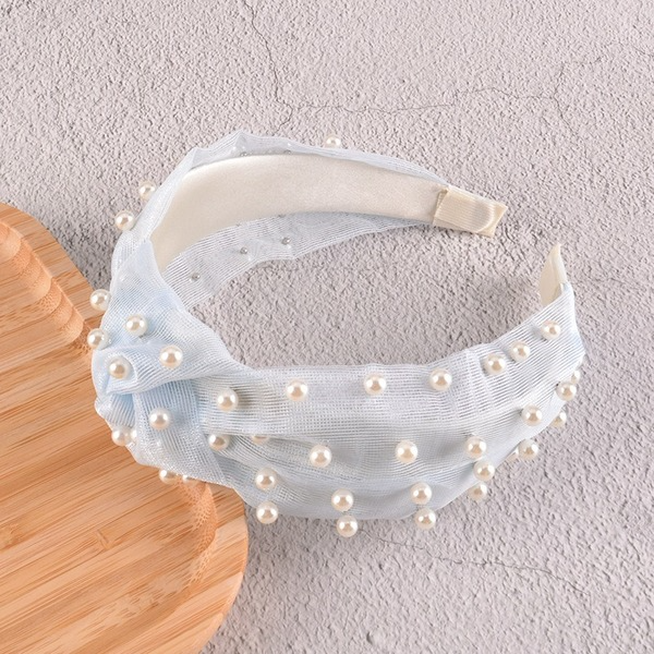 Bulk Jewelry Wholesale mesh pearl hair hoops JDC-HD-K016 Wholesale factory from China YIWU China