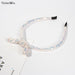 Wholesale mesh Sequin rabbit ear headband JDC-HD-XinX003 headband 心喜 2# Wholesale Jewelry JoyasDeChina Joyas De China