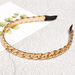Bulk Jewelry Wholesale metal braid chain hair hoop JDC-HD-K004 Wholesale factory from China YIWU China