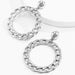 Wholesale metal CCB big circle earrings JDC-ES-XC334 Earrings 夏晨 Wholesale Jewelry JoyasDeChina Joyas De China