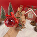 Wholesale metal Christmas tree car key chain JDC-KC-LX034 Keychains 恋希 Gold + Red Austin Wholesale Jewelry JoyasDeChina Joyas De China