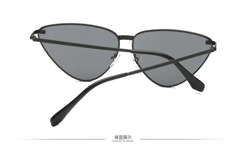 Wholesale metal frame triangle cat eye PC lens sunglasses JDC-SG-GSJY003 Sunglasses JoyasDeChina Wholesale Jewelry JoyasDeChina Joyas De China