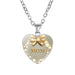 Wholesale Metal Glass MOM Heart Shape Mother's Day Pendant Necklace JDC-NE-NingX001 Necklaces 柠祥 Wholesale Jewelry JoyasDeChina Joyas De China