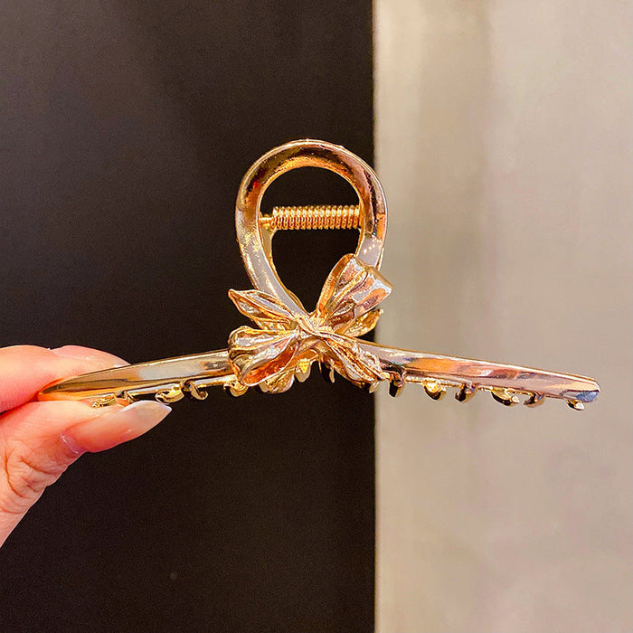 Wholesale metal hairpins JDC-HC-i349 Hair Clips JoyasDeChina 6#KC gold-bow (11cm). Wholesale Jewelry JoyasDeChina Joyas De China