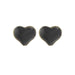 Wholesale metal heart shaped earrings JDC-ES-NZ062 Earrings 奈珠 Wholesale Jewelry JoyasDeChina Joyas De China