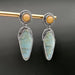 Wholesale metal marble pattern earrings JDC-ES-WN020 Earrings 薇妮 Wholesale Jewelry JoyasDeChina Joyas De China