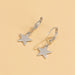 Wholesale Metal Pentagram Earrings JDC-ES-XC329 Earrings 夏晨 Wholesale Jewelry JoyasDeChina Joyas De China